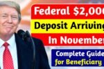 Federal $2,000 Deposit Arriving November 2025